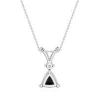 Triangle Double Loop Necklace