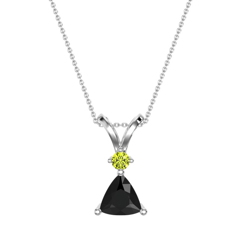 Triangle Double Loop Necklace