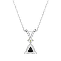 Triangle Double Loop Necklace