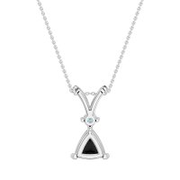 Triangle Double Loop Necklace