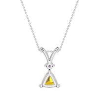 Triangle Double Loop Necklace