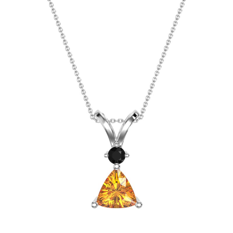 Triangle Double Loop Necklace