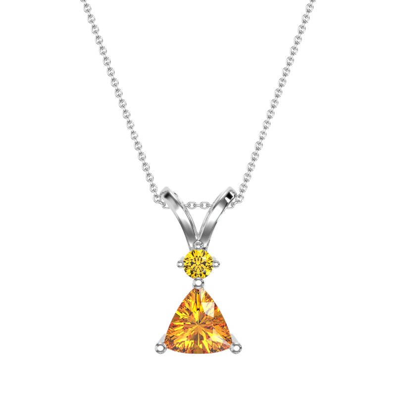 Triangle Double Loop Necklace