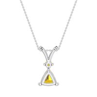 Triangle Double Loop Necklace