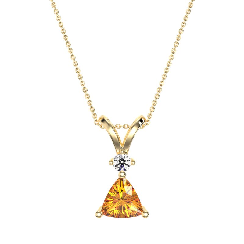 Triangle Double Loop Necklace