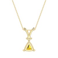 Triangle Double Loop Necklace