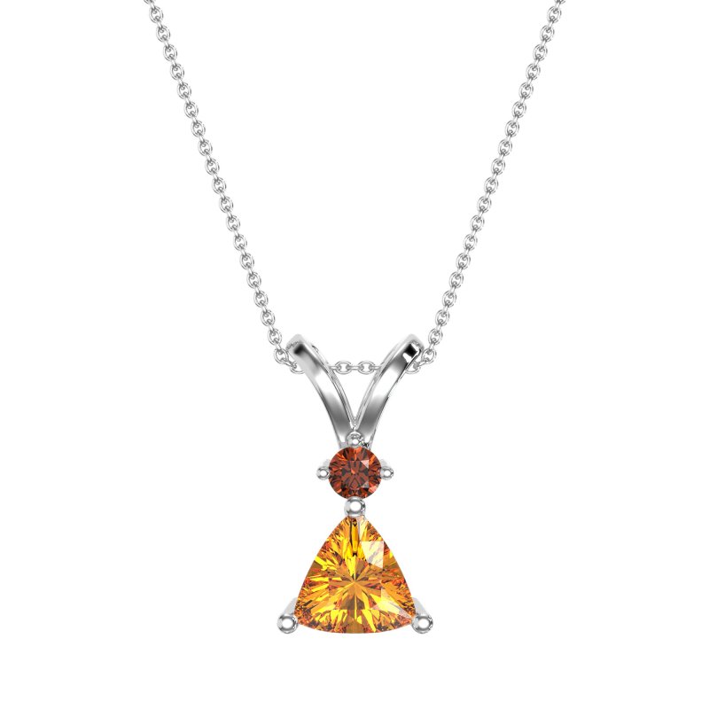 Triangle Double Loop Necklace