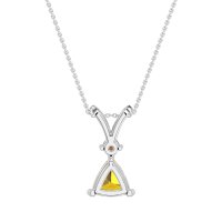 Triangle Double Loop Necklace