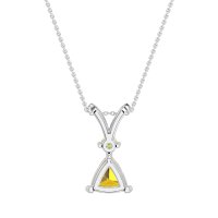 Triangle Double Loop Necklace