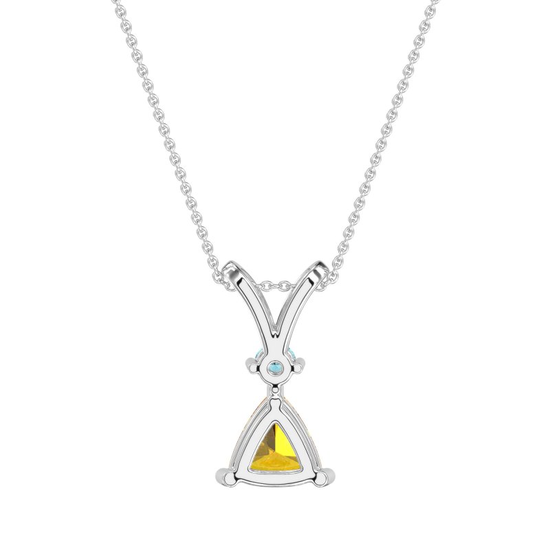Triangle Double Loop Necklace