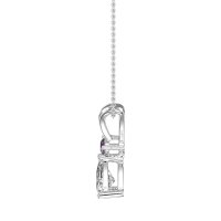 Triangle Double Loop Necklace