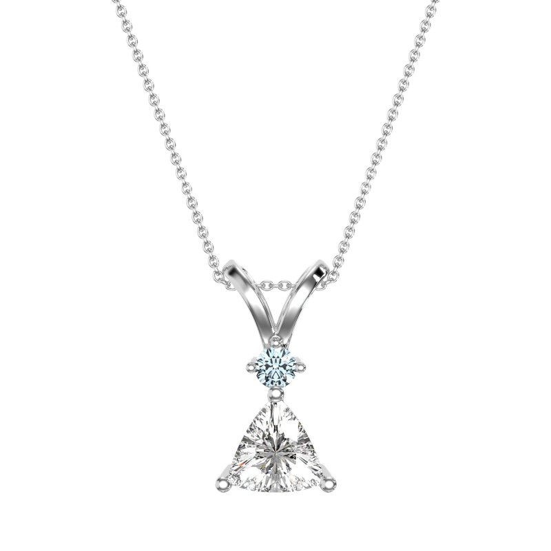 Triangle Double Loop Necklace