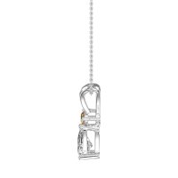 Triangle Double Loop Necklace