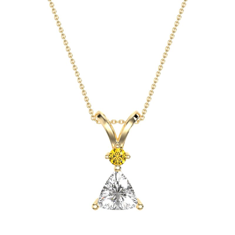 Triangle Double Loop Necklace
