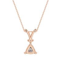 Triangle Double Loop Necklace