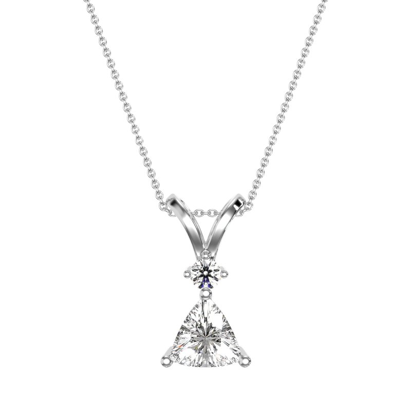 Triangle Double Loop Necklace