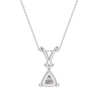 Triangle Double Loop Necklace