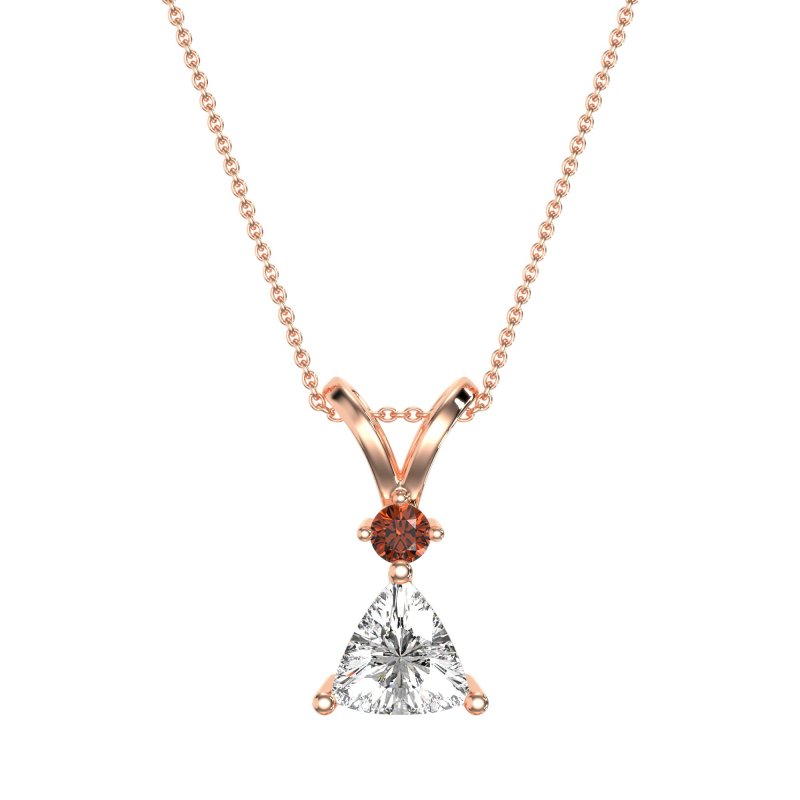 Triangle Double Loop Necklace