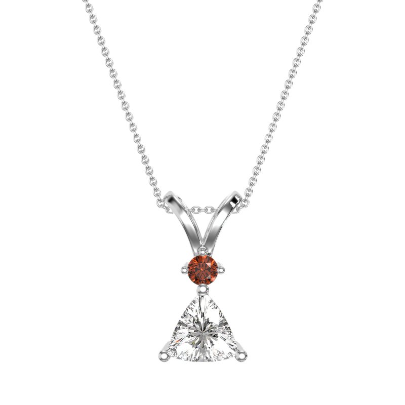 Triangle Double Loop Necklace