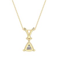 Triangle Double Loop Necklace