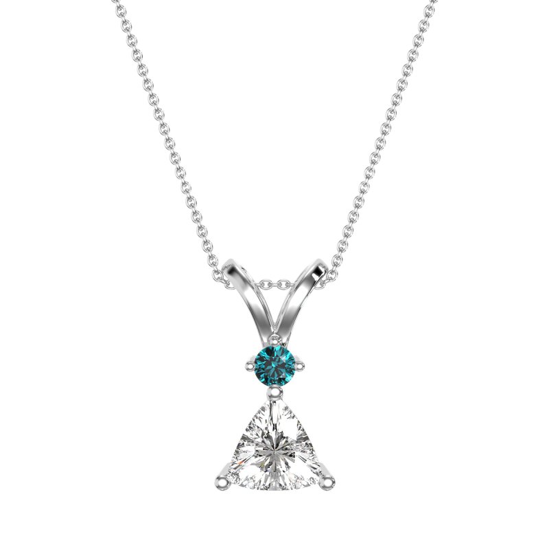 Triangle Double Loop Necklace