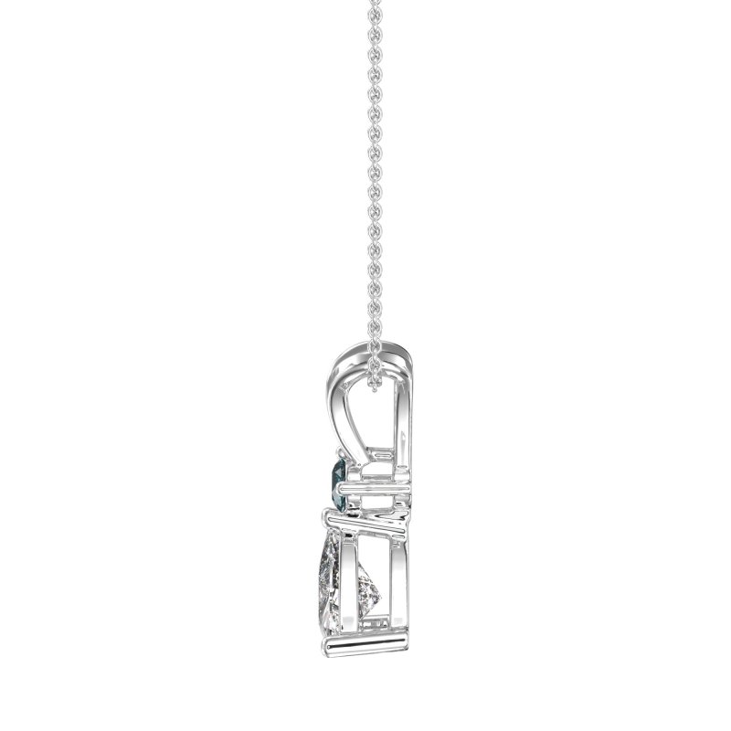 Triangle Double Loop Necklace