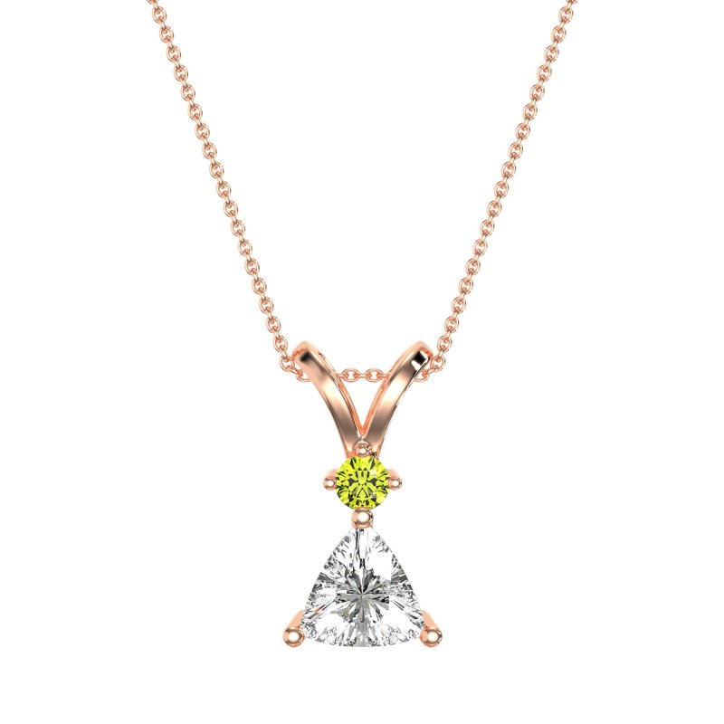 Triangle Double Loop Necklace
