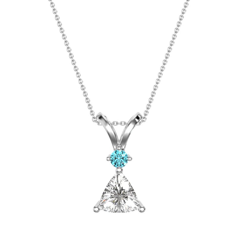 Triangle Double Loop Necklace