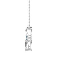 Triangle Double Loop Necklace