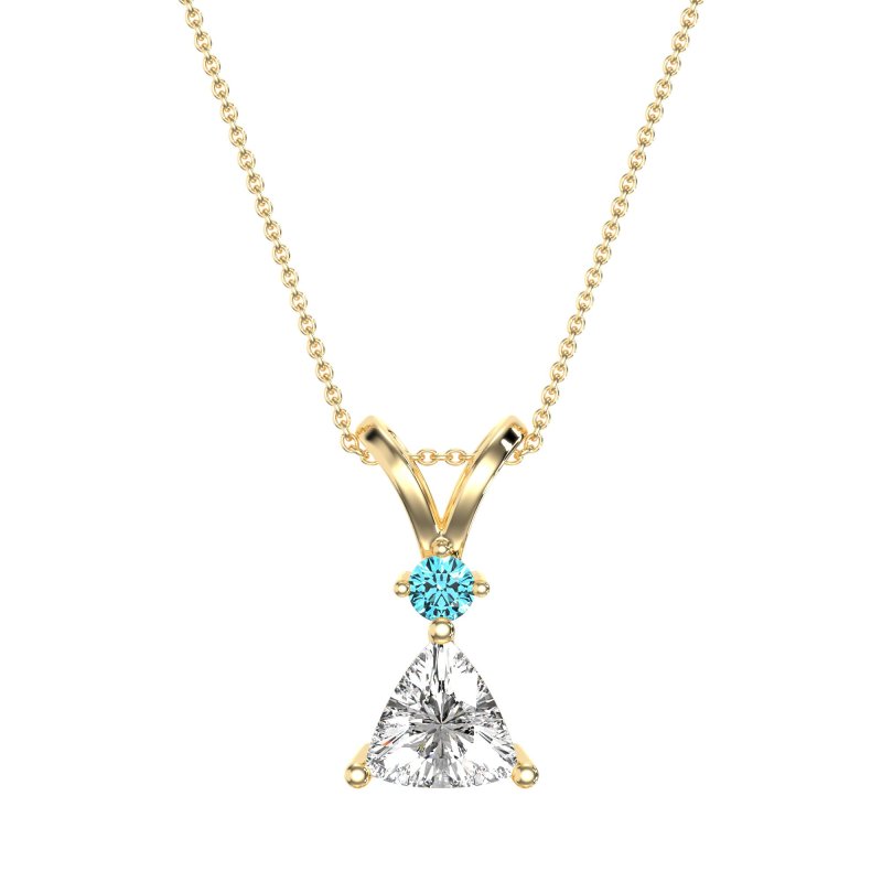 Triangle Double Loop Necklace