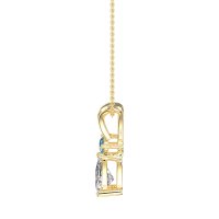 Triangle Double Loop Necklace