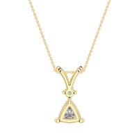 Triangle Double Loop Necklace