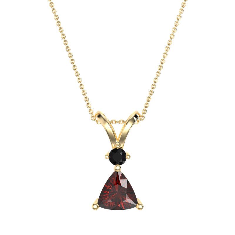 Triangle Double Loop Necklace