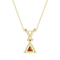 Triangle Double Loop Necklace