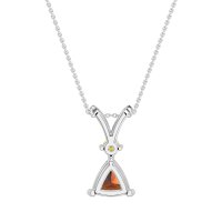 Triangle Double Loop Necklace