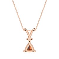 Triangle Double Loop Necklace