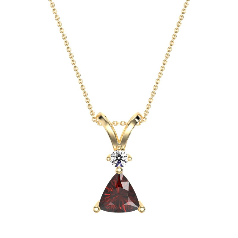 Triangle Double Loop Necklace