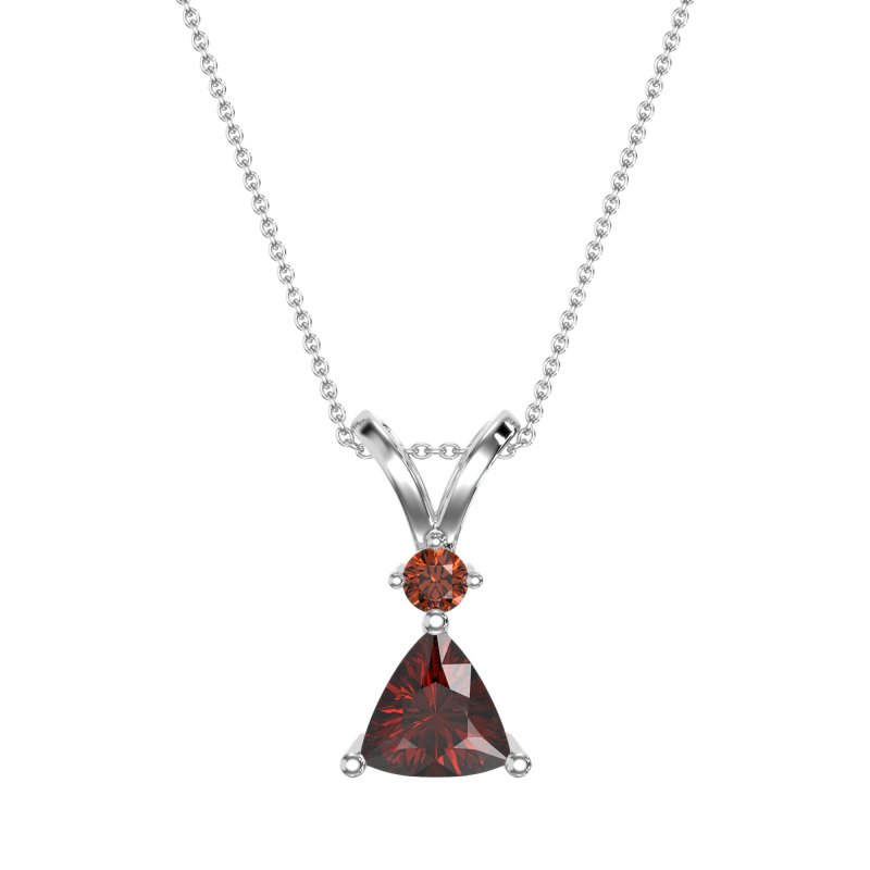 Triangle Double Loop Necklace