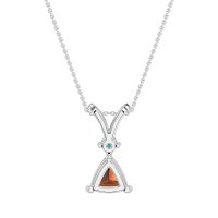 Triangle Double Loop Necklace