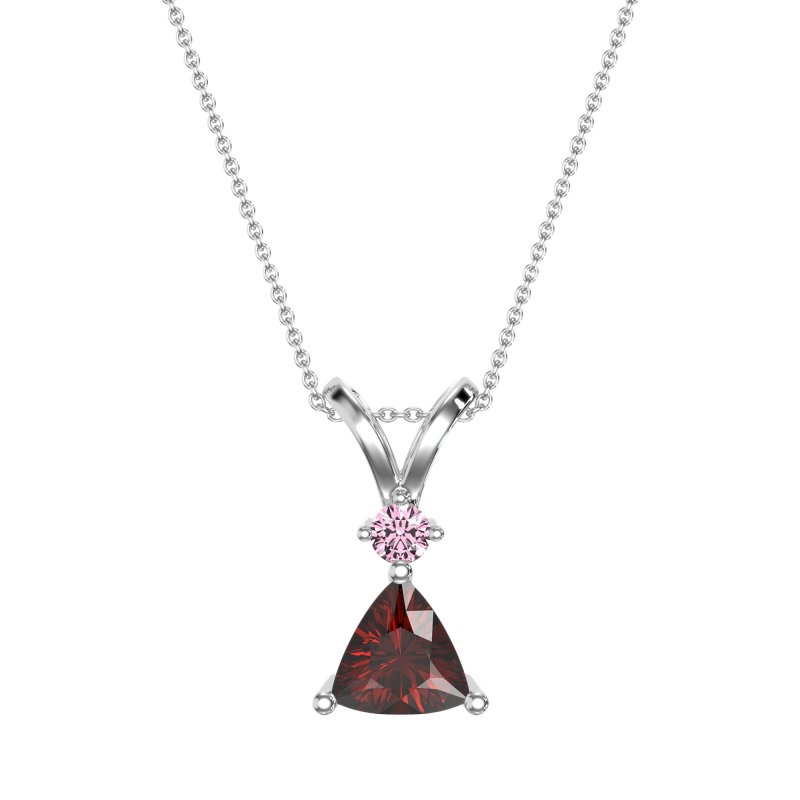 Triangle Double Loop Necklace