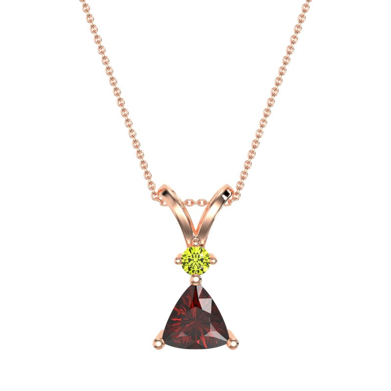 Triangle Double Loop Necklace