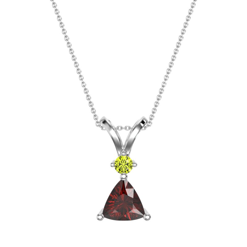 Triangle Double Loop Necklace
