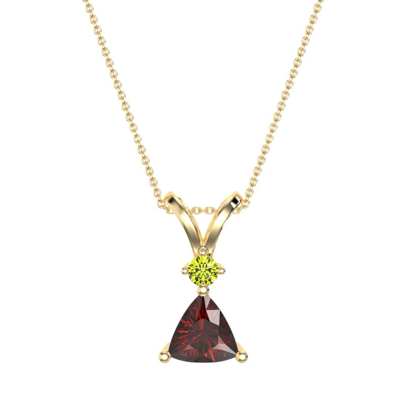 Triangle Double Loop Necklace