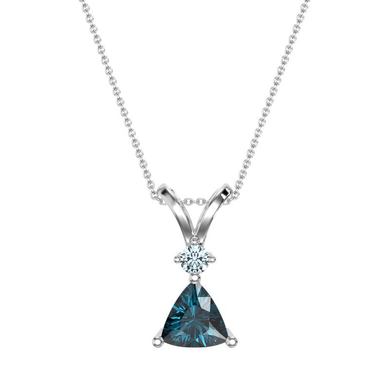 Triangle Double Loop Necklace