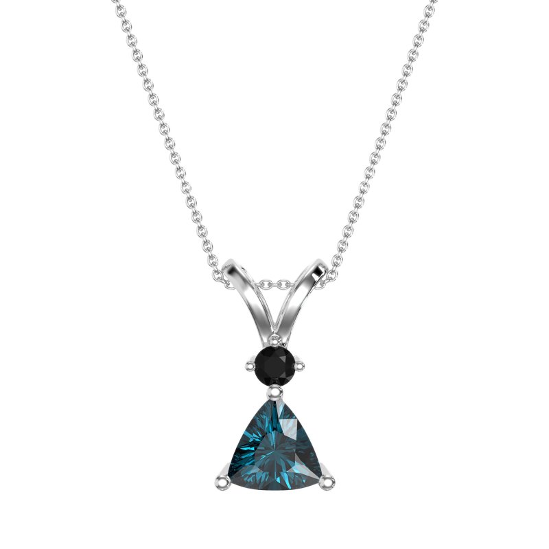 Triangle Double Loop Necklace