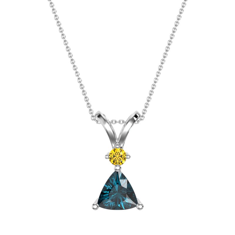 Triangle Double Loop Necklace