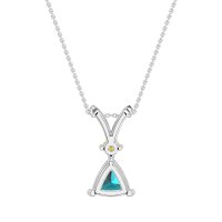Triangle Double Loop Necklace