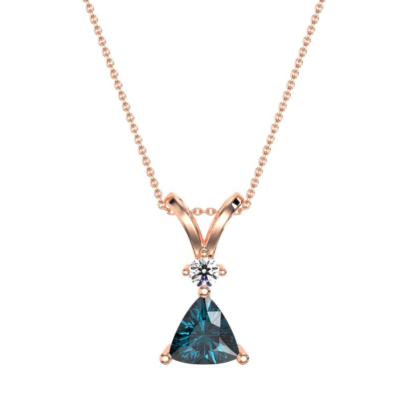 Triangle Double Loop Necklace