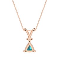 Triangle Double Loop Necklace