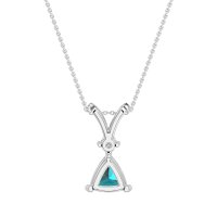 Triangle Double Loop Necklace
